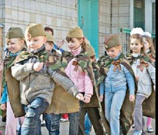 Militarization of childhood in occupied Crimea Photos shared by Lilia Budzhurova