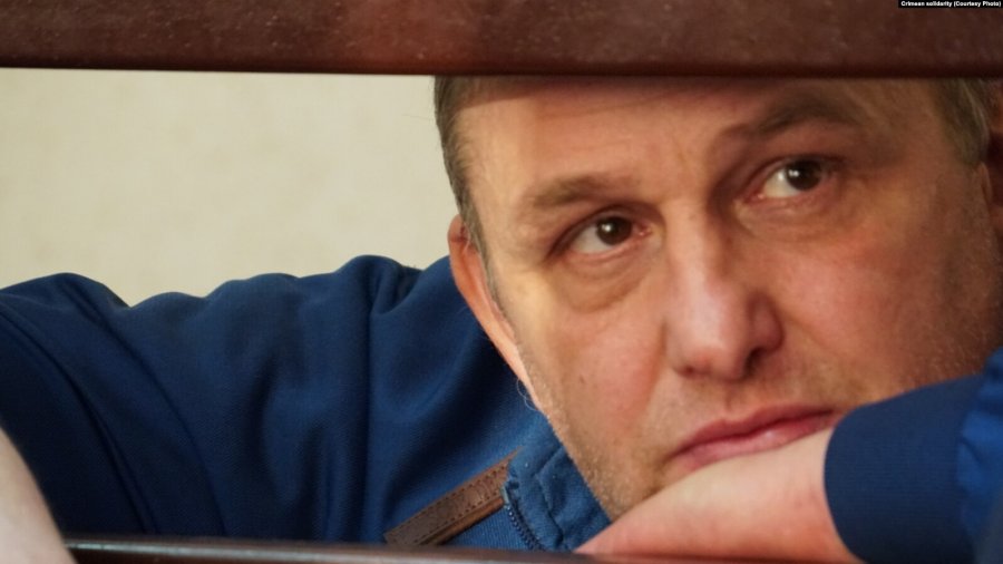 Vladislav Yesypenko in court Photo Crimean Solidarity
