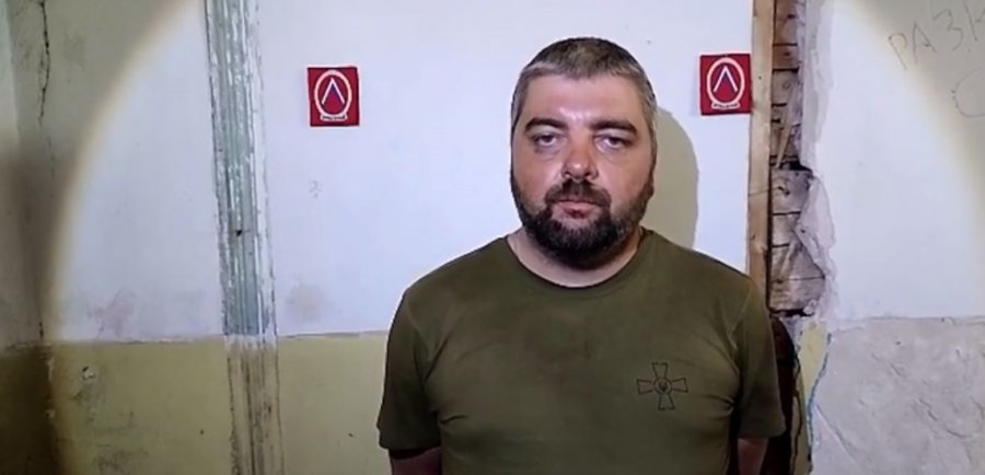 Максим Буткевич у полоні, скріншот з відео РИА Новости