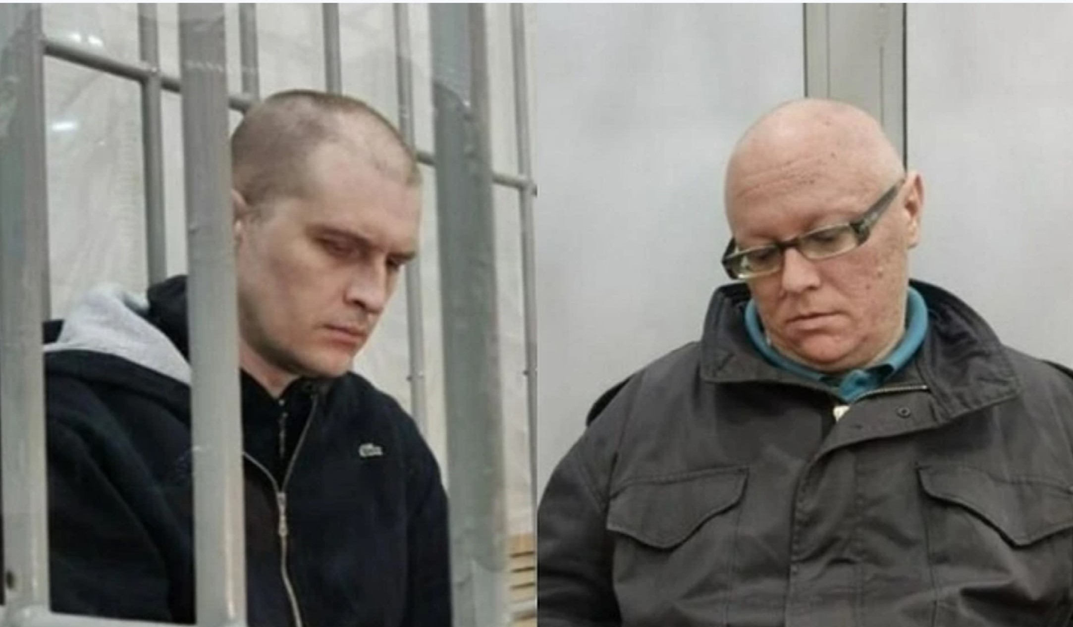 From left Maksym Petrov, Dmytro Shabanov Photo by necessity from the video footage produced for ’LPR’ and Russian propaganda channels