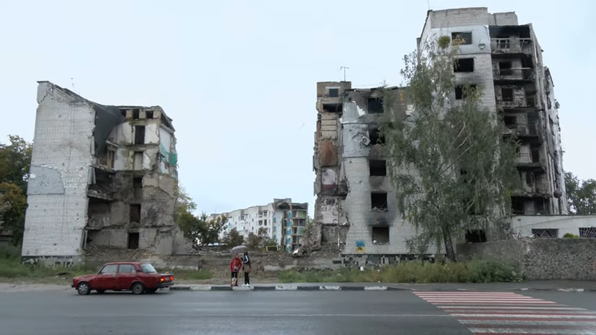 Зруйнований будинок у Бородянці