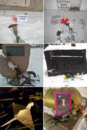 Memorials across Russia