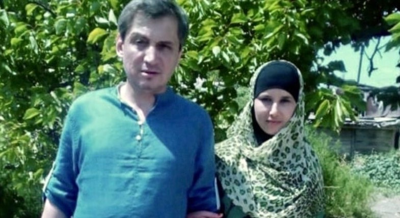 Nabi Rakhimov and his wife Sokhiba Burkhanova Family photo posted by Crimean Solidarity
