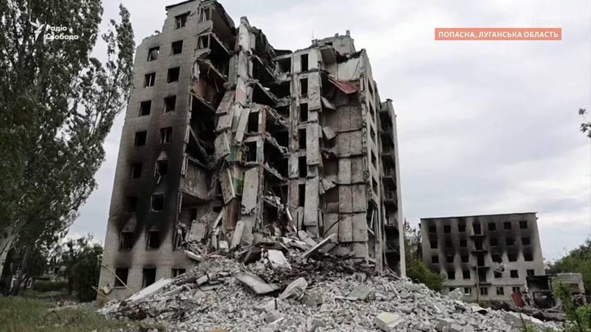 Попасна — місто, яке стало привидом, Фото: скріншот з відео Радіо Свобода Україна