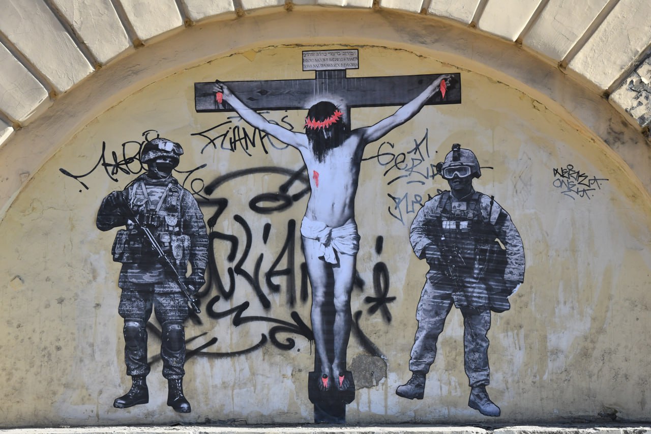 Графіті у Санкт-Петербурзі, фото з інстаграму художника vano_bogomaz