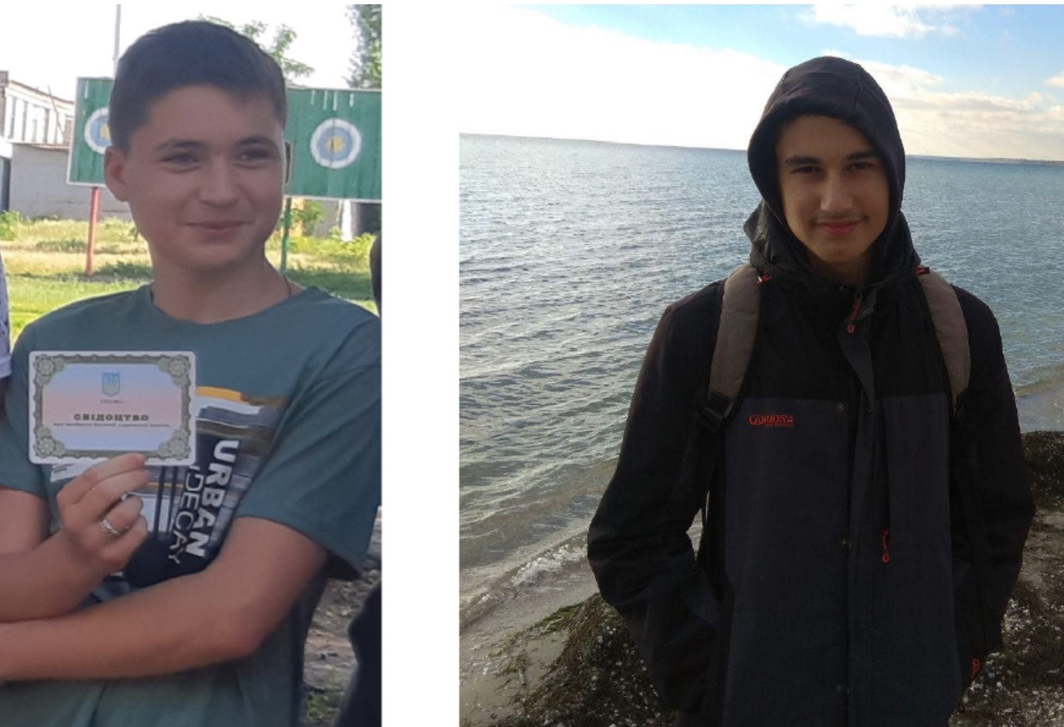 Tihran Ohannisian (left) and Mykyta Khanhanov Photos presumably provided to MIHR by the boys’ families ii