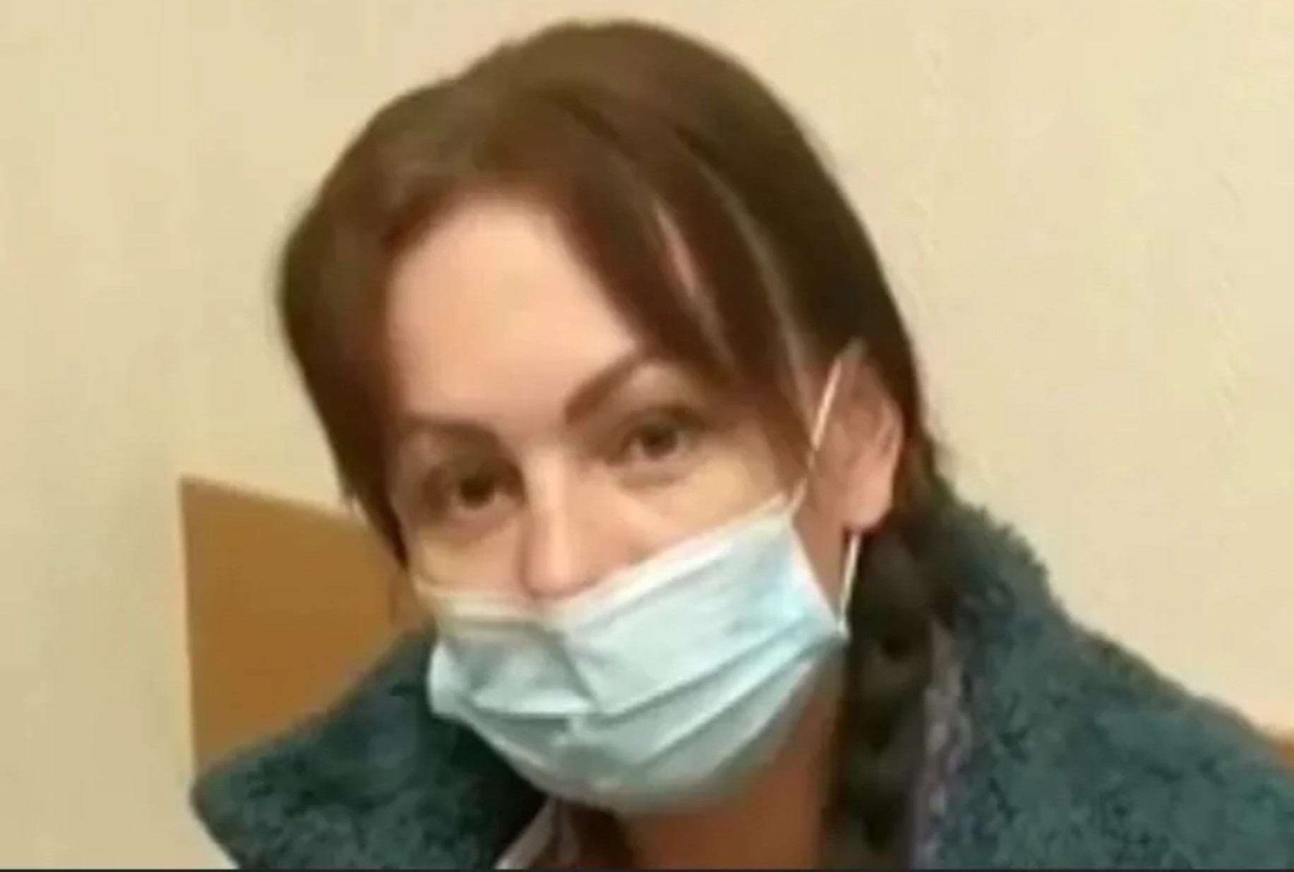 Yanina Akulova Screenshot from the FSB video