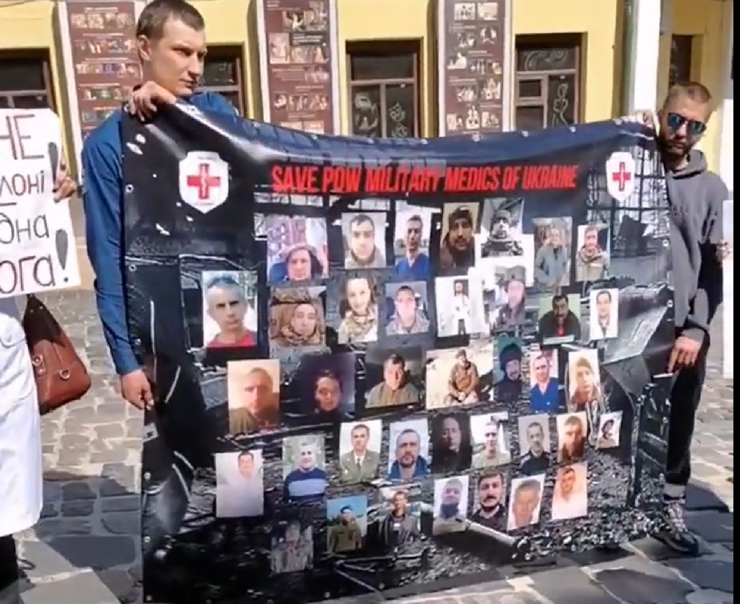 Free the medics whom Russia is holding prisoner Screenshot from a Military Medics of Ukraine video