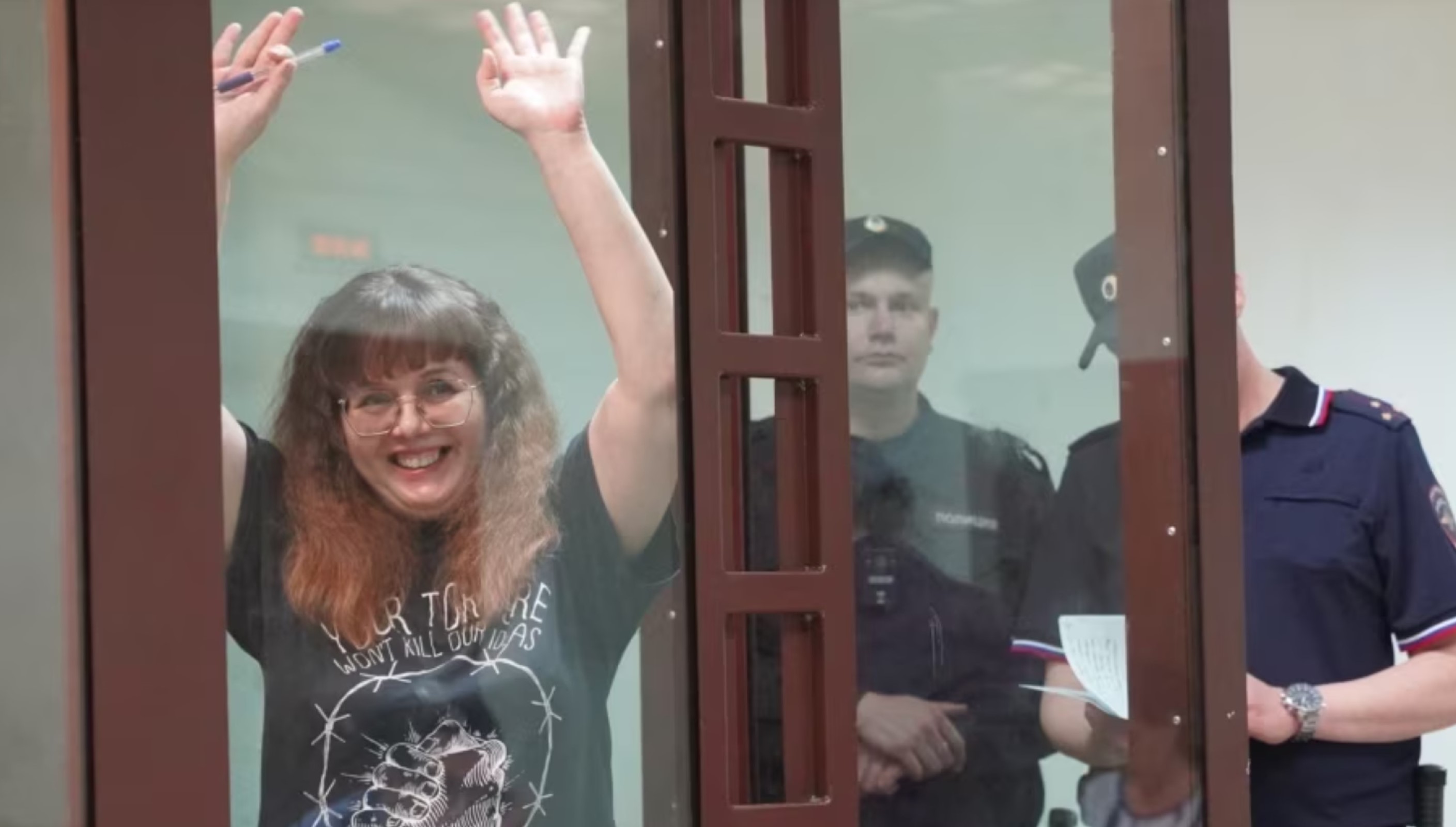 Olga Smirnova in court Photo Free Olga Smirnova