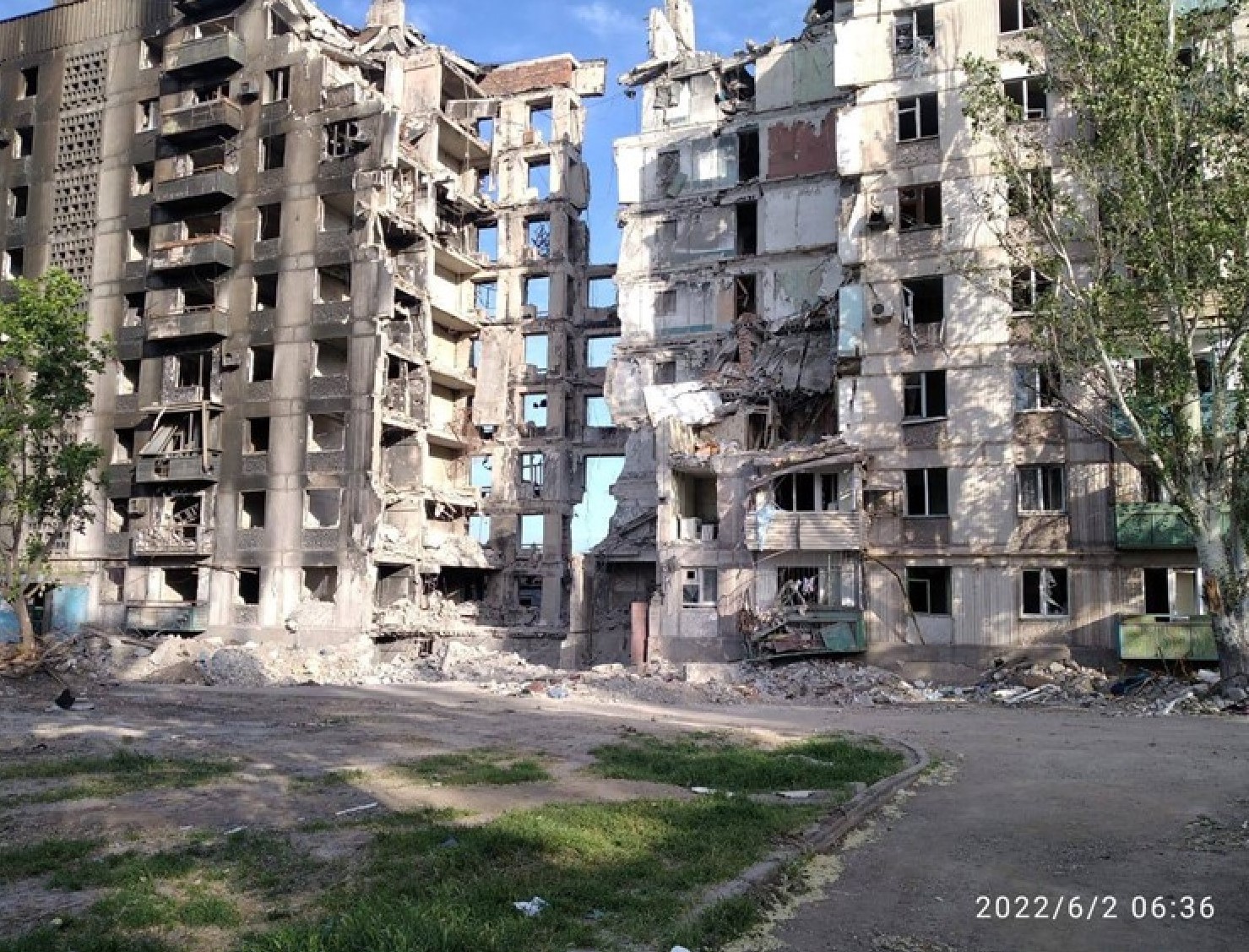 Mariupol devastated by the Russian invaders Photo Mariupol City Council