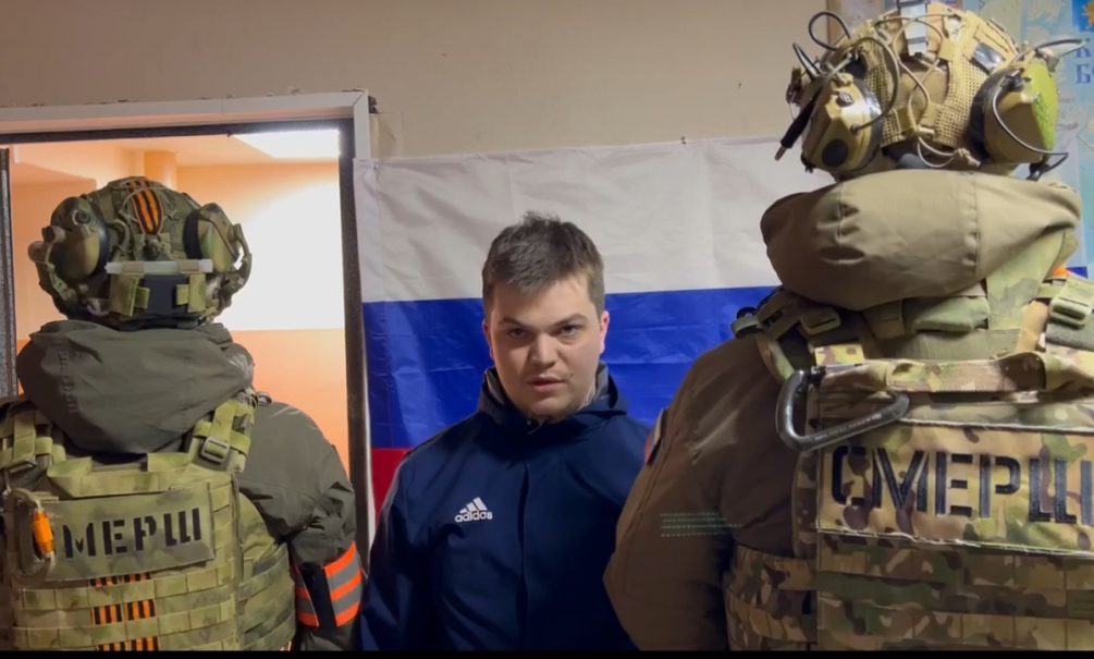 SMERSH ’arrest’ from the video that appeared, supposedly of an arrest in Belgorod