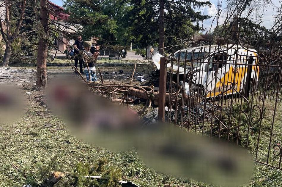 Наслідки удару по Яровій, фото з телеграм-каналу Вадима Філашкіна