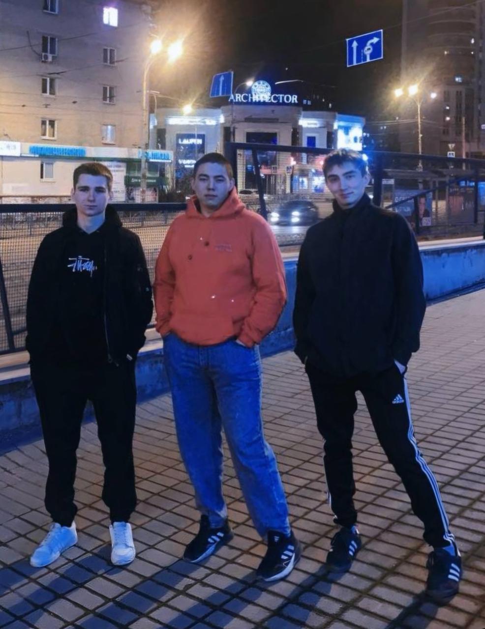 Михайло Новіков, Ілля Кузнєцов та Ільдар Баймухаметов, фото з соцмереж