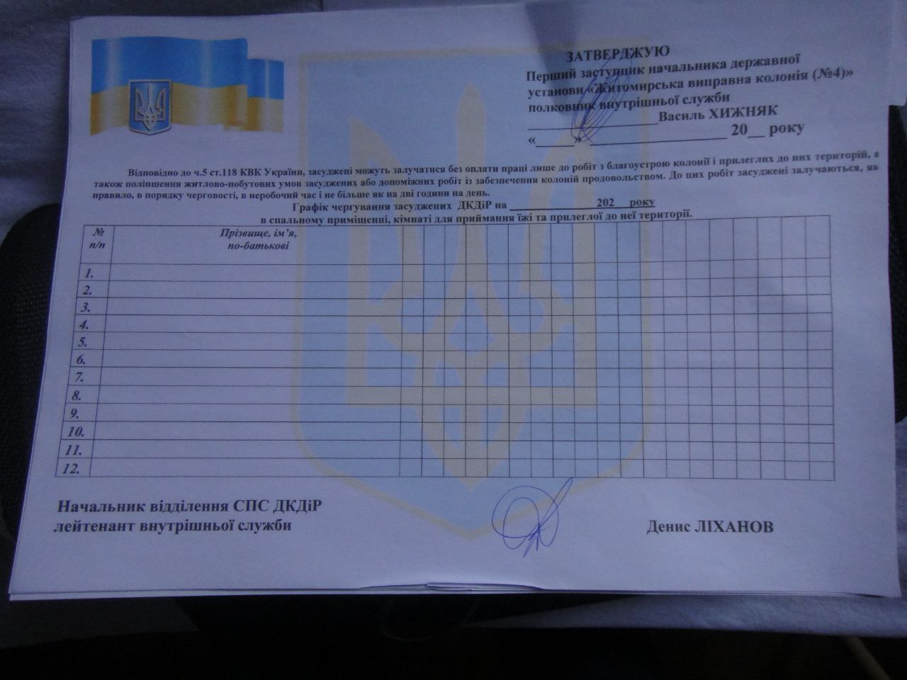 [Житомирська виправна колонія (№4)]