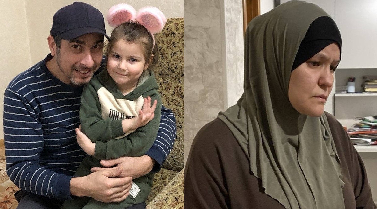 Nariman Seitaliev med et av barna sine, Zarema Seitalieva, 12.02.2026. Foto: Krim-solidaritet