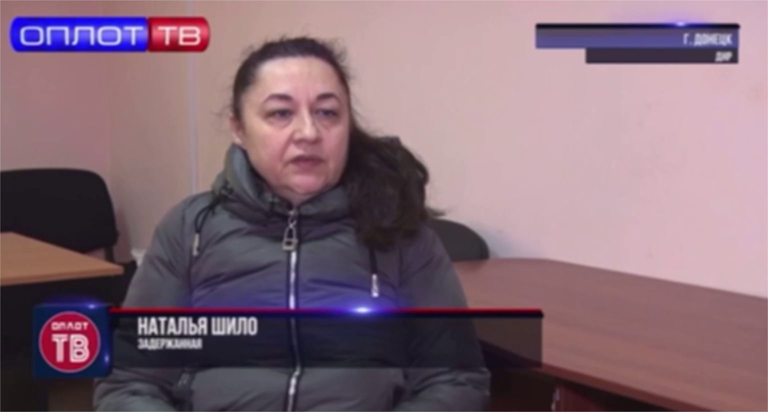 Скриншот з пропагандистського відео [Наталія Шило]