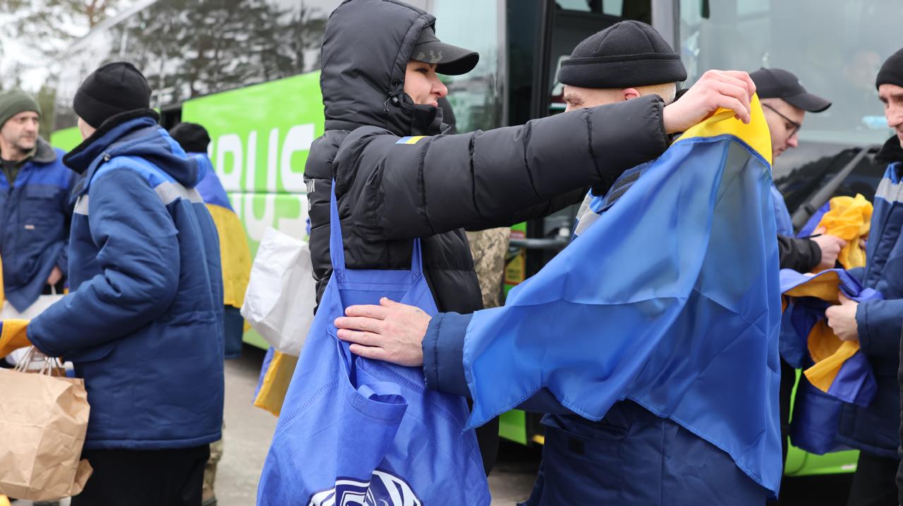 Фото: Координаційний штаб з питань поводження з військовополоненими [обмін полоненими 5 березня 2025 року]
