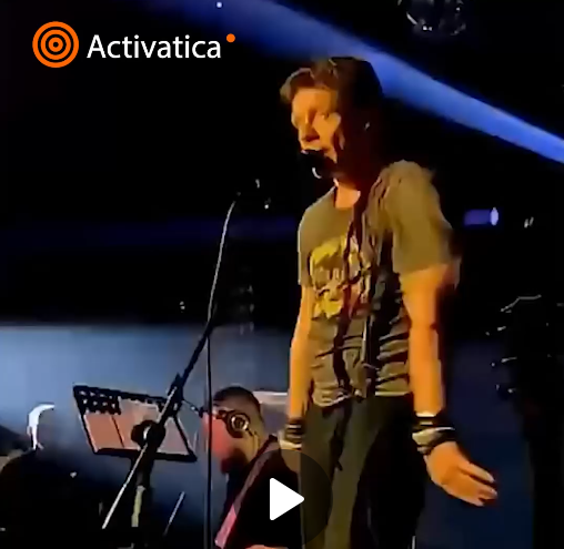 Скриншот з відео, опублікованого в телеграм-каналі Активатика