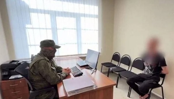 Probably Dmytro Nosenko in the propaganda video circulated on Russian media