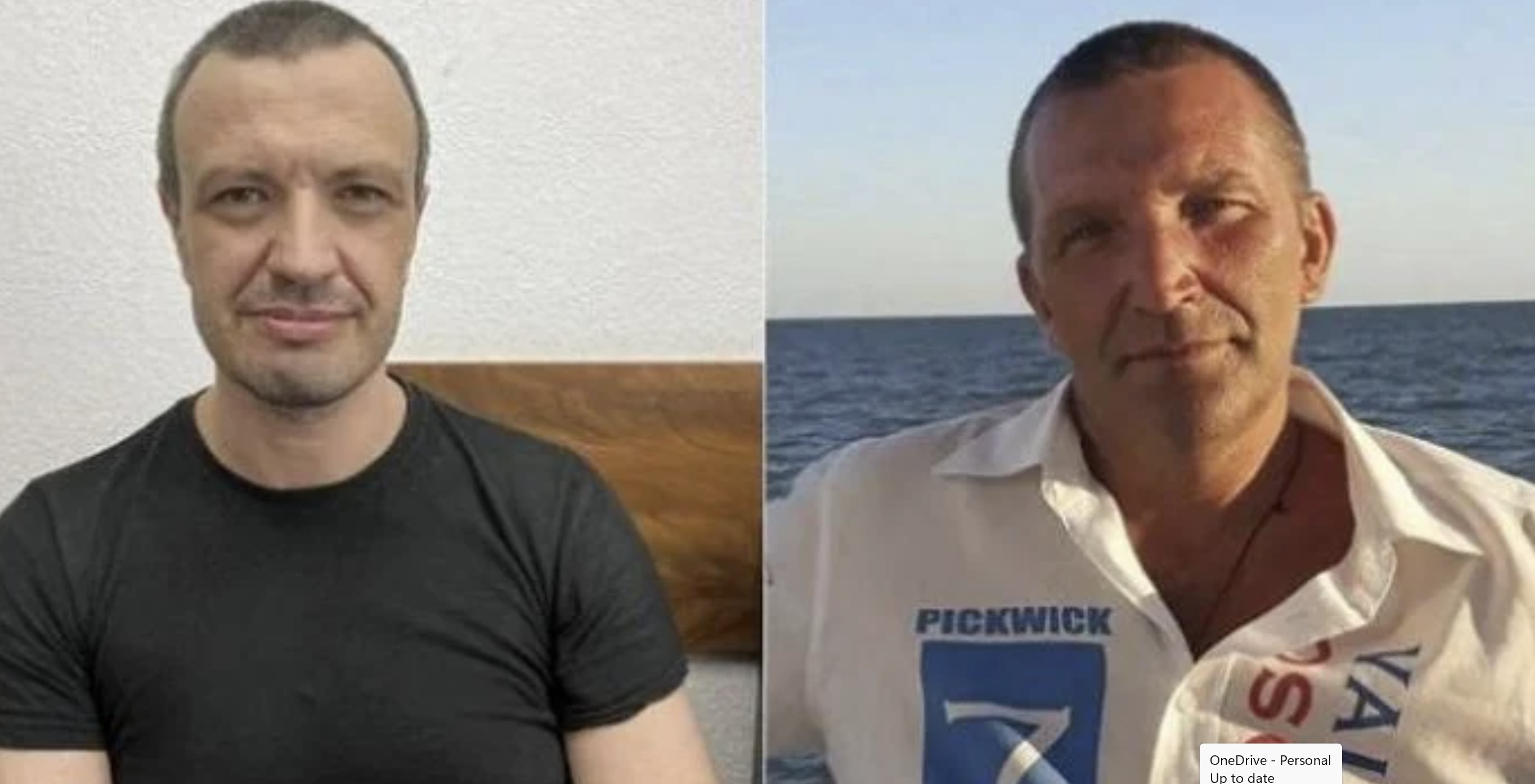 Віталій Расторгуєв та Володимир Кривцун, фото: РІА-Південь From left Vitaliy Rastorhuev, Volodymyr Kryvtsun Earlier photos posted by RIA-South