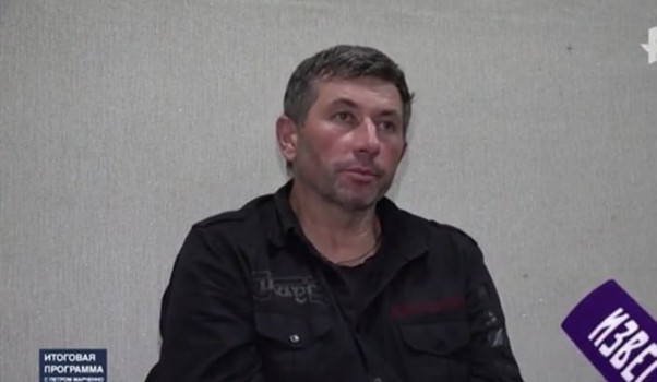 Serhiy Dziamka on the propaganda video from 2023
