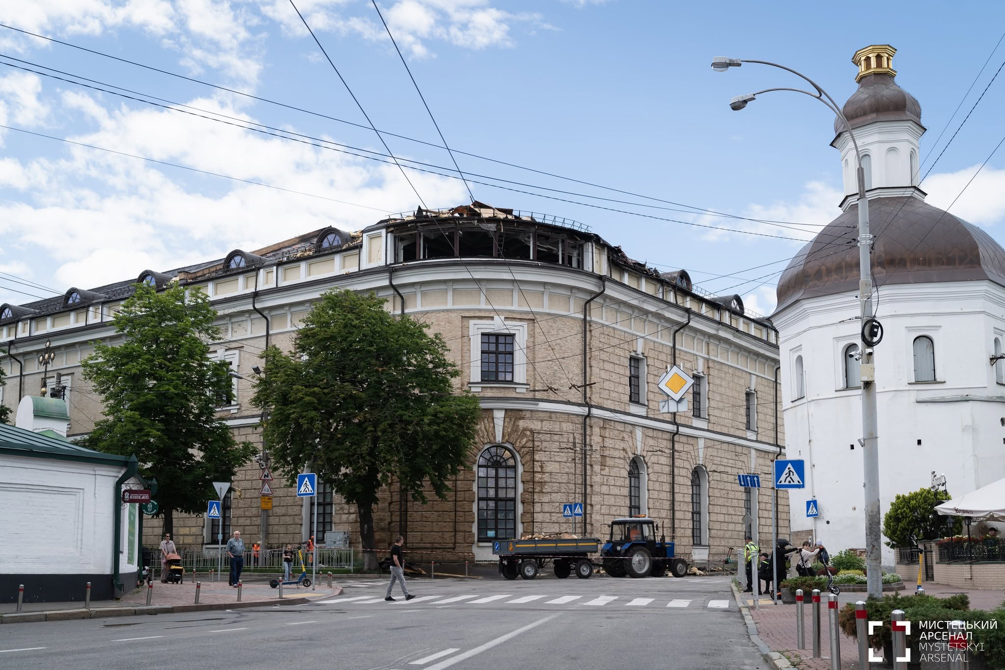 Фото Андрія Цикоти, оприлюднене на фейсбук-сторінці Mystetskyi Arsenal .