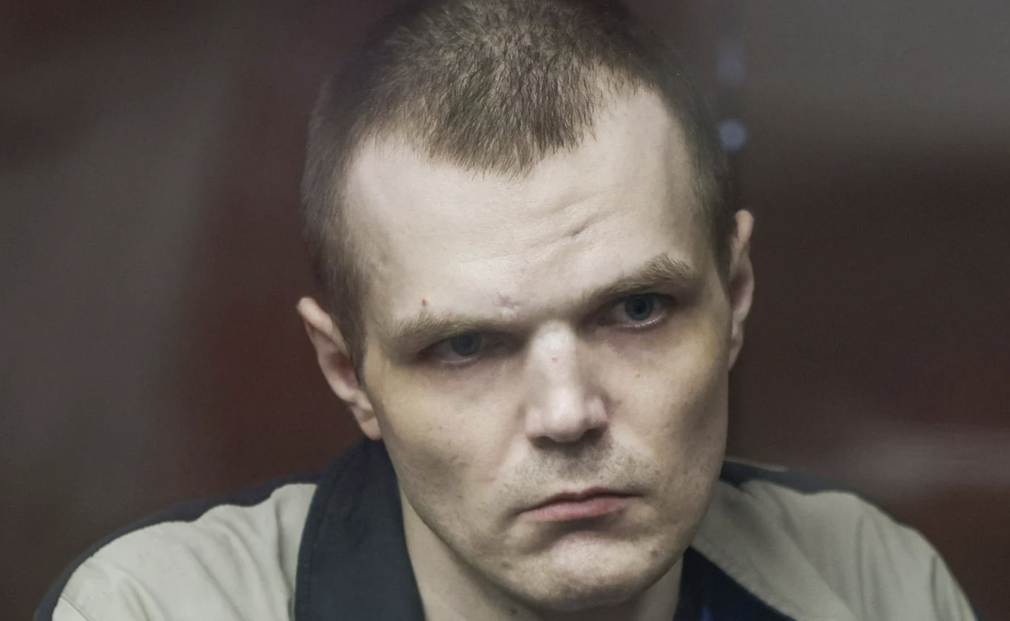 Hryhory Sinchenko after years of brutal torture Photo Eric Romanenko, TASS
