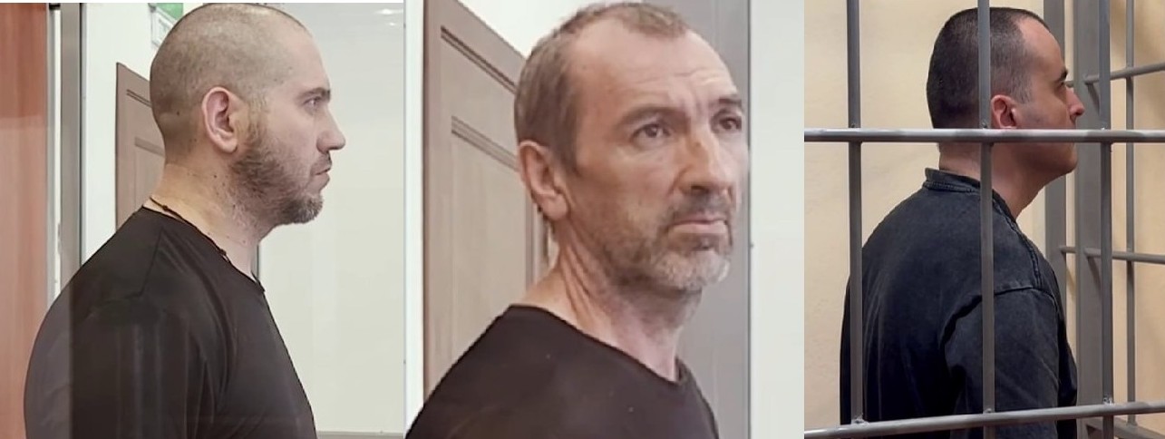 From left Roman Riabchyk, Anatoliy Ulanov, Artur Didenko All screenshots from the only - Russian - material available